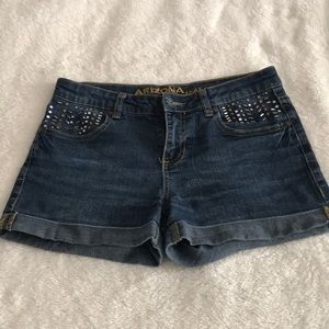 Arizona Girls size 14 regular shortie Jean shorts
